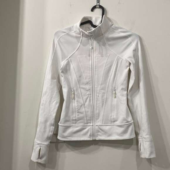 Lululemon Ivivva Girl Jacket white size 8 - Picture 2 of 11
